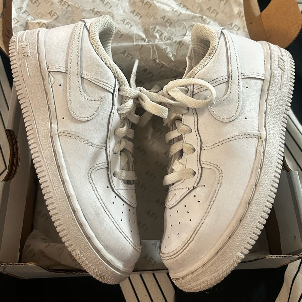 SOLD Offline: KIDS' TODDLER NIKE AIR FORCE 1 LE CASUAL SHOES - White